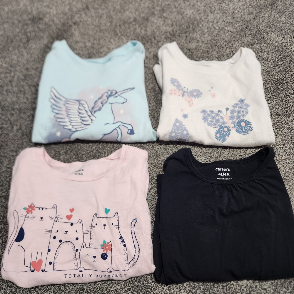 Carter's Long Sleeve Bundle. 4T.